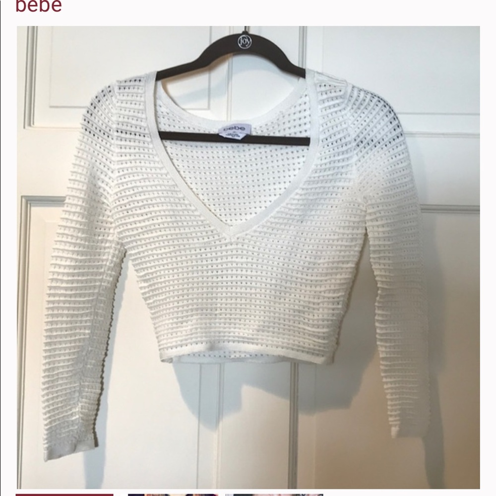 Cropped longsleeve with holes
